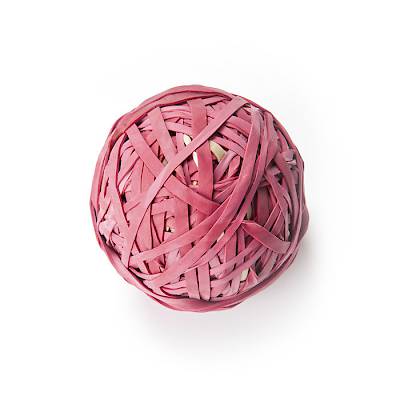 Rubber band ball